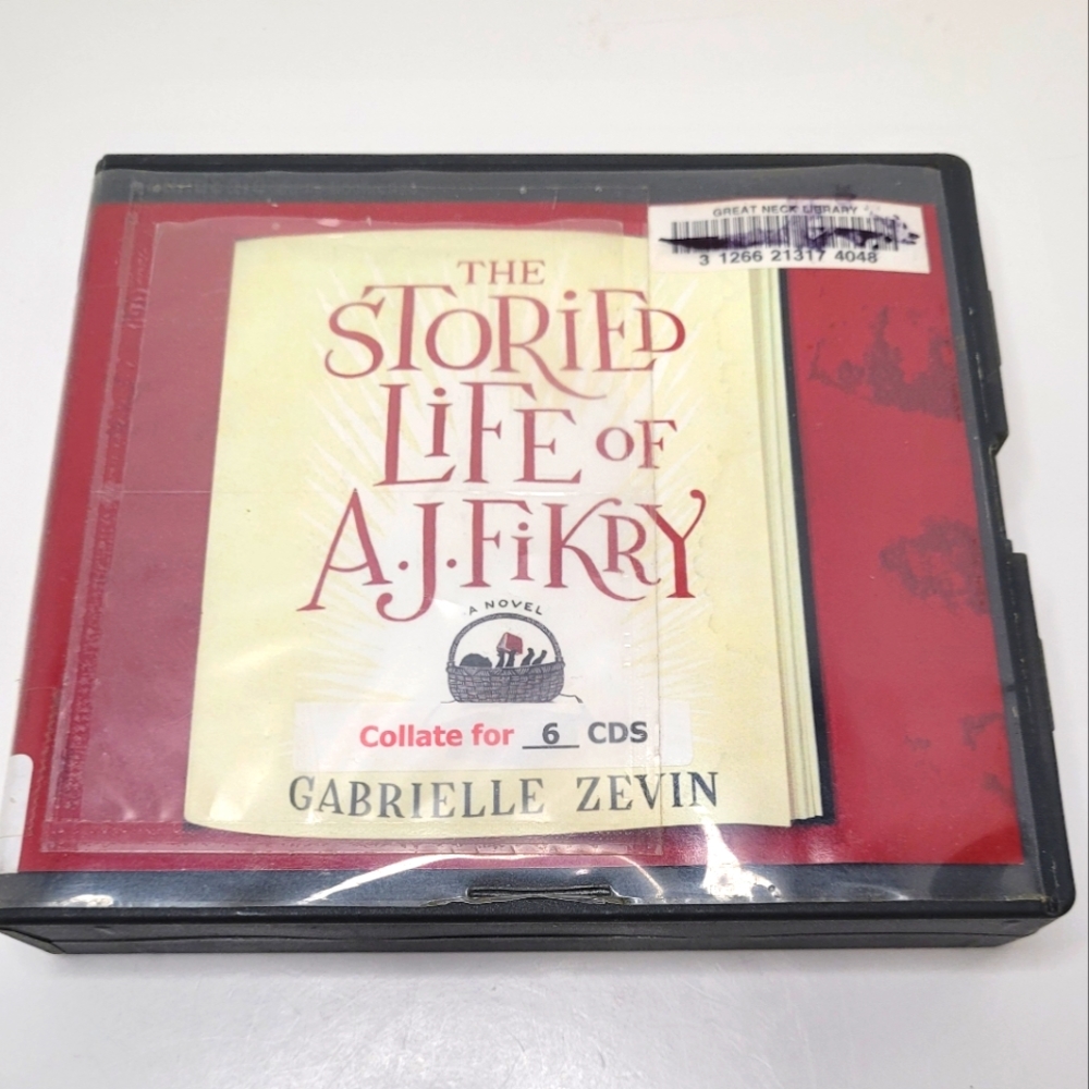3/$15 The Storied Life of AJ Fikry a novel by Gabrielle Zevin Audiobook on CDs